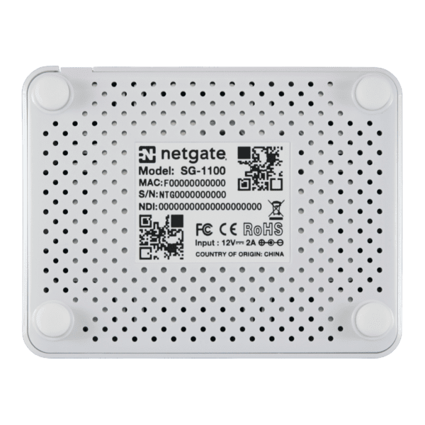 Netgate 1100 bottom view